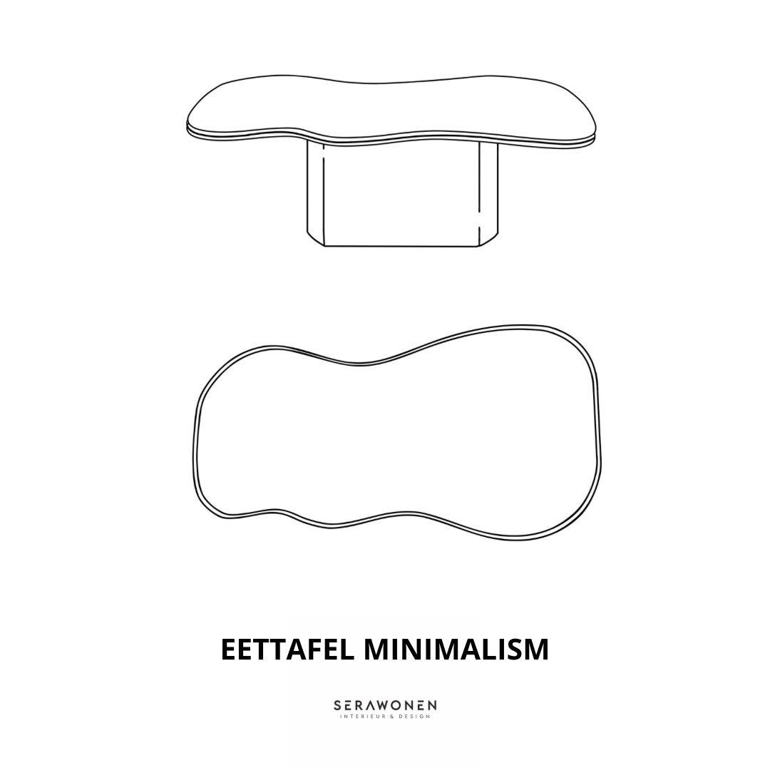 Eettafel Minimalism - Serawonen